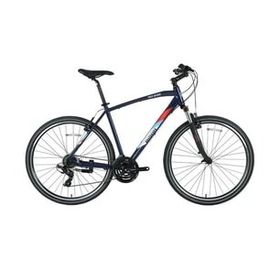 Bisan TRX 8100-23 46 cm V 28 Jant 21 Vites Mat Siyah Mavi Erkek Şehir Bisikleti