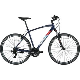 Bisan TRX 8100-23 46 cm V 28 Jant 21 Vites Mat Siyah Mavi Erkek Şehir Bisikleti