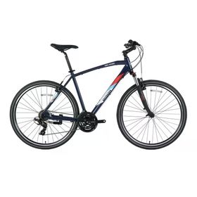Bisan TRX 8100-23 46 cm V 28 Jant 21 Vites Mat Siyah Mavi Erkek Şehir Bisikleti