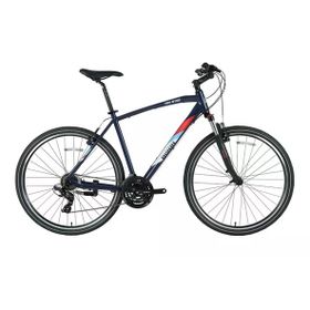 Bisan TRX 8100-23 50 cm V 28 Jant 21 Vites Lacivert Yeşil Beyaz Erkek Şehir Bisikleti