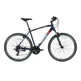Bisan TRX 8100-23 50 cm V 28 Jant 21 Vites Lacivert Yeşil Beyaz Erkek Şehir Bisikleti