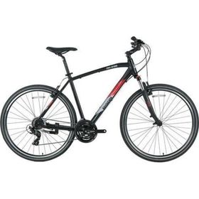 Bisan TRX 8100 46 cm V 28 Jant 21 Vites Mat Siyah Kırmızı Erkek Şehir Bisikleti