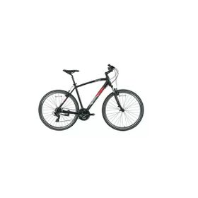 Bisan TRX 8100 46 cm V 28 Jant 21 Vites Mat Siyah Kırmızı Erkek Şehir Bisikleti
