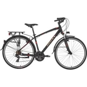 Bisan TRX 8100 City 460 cm V 28 Jant 21 Vites Mat Siyah Kırmızı Erkek Şehir Bisikleti