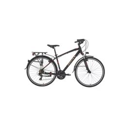 Bisan TRX 8100 City 460 cm V 28 Jant 21 Vites Mat Siyah Kırmızı Erkek Şehir Bisikleti