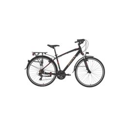 Bisan TRX 8100 City 460 cm V 28 Jant 21 Vites Mat Siyah Kırmızı Erkek Şehir Bisikleti