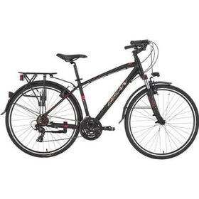 Bisan TRX 8100 City 460 cm V 28 Jant 21 Vites Mat Siyah Kırmızı Erkek Şehir Bisikleti