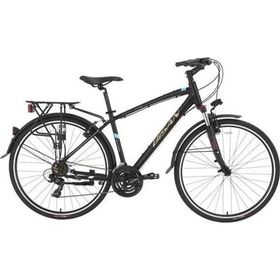 Bisan TRX 8100 City 460 cm V 28 Jant 21 Vites Mat Siyah Mavi Erkek Şehir Bisikleti
