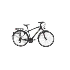 Bisan TRX 8100 City 460 cm V 28 Jant 21 Vites Mat Siyah Mavi Erkek Şehir Bisikleti