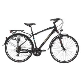 Bisan TRX 8100 City 460 cm V 28 Jant 21 Vites Mat Siyah Mavi Erkek Şehir Bisikleti