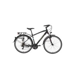 Bisan TRX 8100 City 460 cm V 28 Jant 21 Vites Mat Siyah Mavi Erkek Şehir Bisikleti