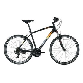 Bisan Trx 8100 V Fren 21 Vites 28 Jant 56 Kadro Mat Siyah Sarı Trekking Şehir Bisikleti