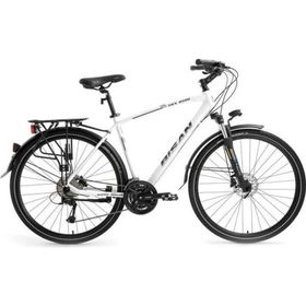 Bisan TRX 8500 City 46 cm HD 28 Jant 27 Vites Mat Beyaz Lacivert Erkek Şehir Tur Bisikleti