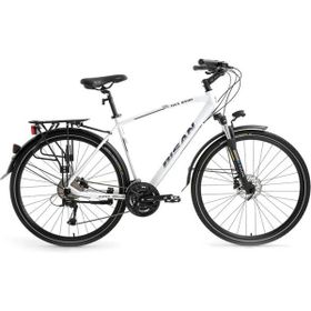 Bisan TRX 8500 City 46 cm HD 28 Jant 27 Vites Mat Beyaz Lacivert Erkek Şehir Tur Bisikleti