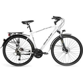 Bisan TRX 8500 City 46 cm HD 28 Jant 27 Vites Mat Beyaz Lacivert Erkek Şehir Tur Bisikleti