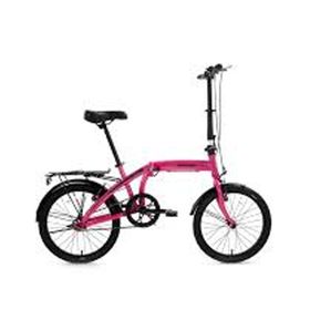 Bisan Twin V Fren Vitessiz 20 Jant 32 cm Metalik Pembe Siyah Katlanır Bisiklet