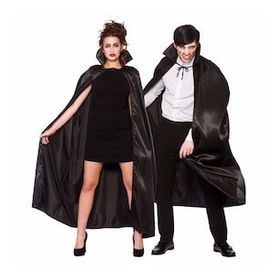 Bisepetim 120 cm Siyah Yakalı Halloween Pelerini
