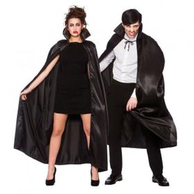 Bisepetim 120 cm Siyah Yakalı Halloween Pelerini