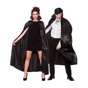 Bisepetim 120 cm Siyah Yakalı Halloween Pelerini