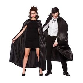 Bisepetim 120 cm Siyah Yakalı Halloween Pelerini