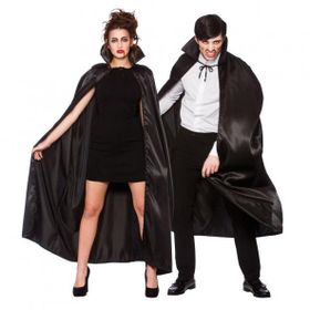 Bisepetim 120 cm Siyah Yakalı Halloween Pelerini