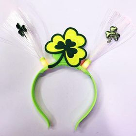 Bisepetim 25x13 cm Led Işıklı Yanar Söner Yeşil Renk Oktoberfest Partisi Tacı