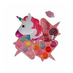 Bisepetim 2602 Unicorn Şekilli 3 Katlı Makyaj Güzellik Seti