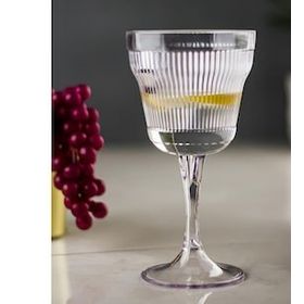 Bisepetim 300 ml Akrilik Şeffaf 6'lıKahve Yanı Bardağı