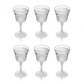 Bisepetim 300 ml Akrilik Şeffaf 6'lıKahve Yanı Bardağı
