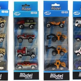 Bisepetim 4'lü Die Cast İtfaiye Oyun Seti