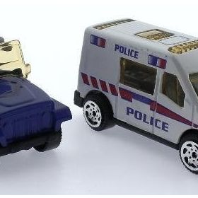 Bisepetim 4'lü Die Cast Polis Oyun Seti