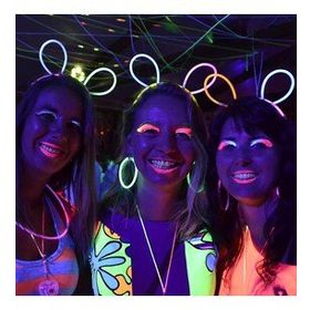Bisepetim 6 Adet Karanlıkta Parlayan Fosforlu Glow Stick Taç Fosforlu Taç