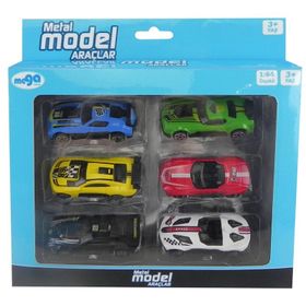 Bisepetim 6'lı Die Cast Metal Model Araçlar