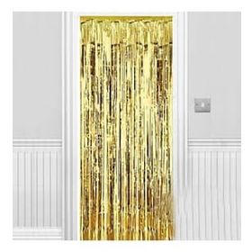 Bisepetim 90x200 cm Gold Işıltılı Duvar ve Kapı Perdesi