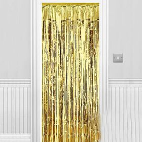Bisepetim 90x200 cm Gold Işıltılı Duvar ve Kapı Perdesi