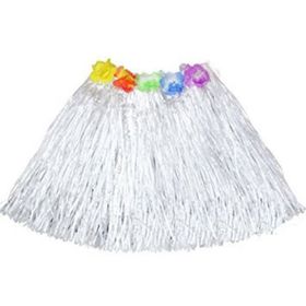 Bisepetim Beyaz 40 cm Hawaii Hula Eteği