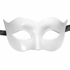 Bisepetim Beyaz Renk Masquerade Kostüm Partisi Venedik Balo Maskesi