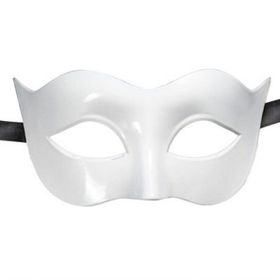Bisepetim Beyaz Renk Masquerade Kostüm Partisi Venedik Balo Maskesi
