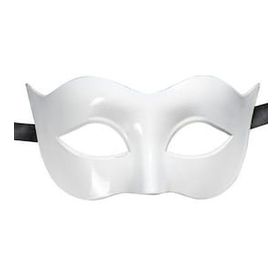 Bisepetim Beyaz Renk Masquerade Kostüm Partisi Venedik Balo Maskesi
