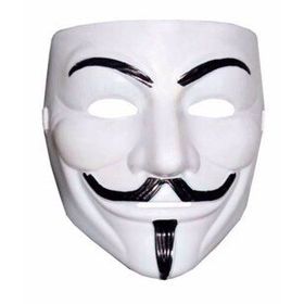 Bisepetim Beyaz Renk V For Vendetta Maskesi