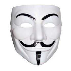 Bisepetim Beyaz Renk V For Vendetta Maskesi