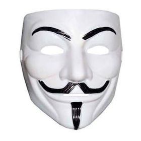 Bisepetim Beyaz Renk V For Vendetta Maskesi