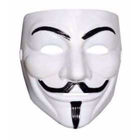 Bisepetim Beyaz Renk V For Vendetta Maskesi