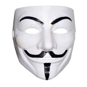 Bisepetim Beyaz Renk V For Vendetta Maskesi