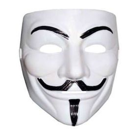 Bisepetim Beyaz Renk V For Vendetta Maskesi