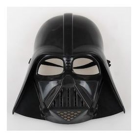 Bisepetim Çocuk Boy Yıldız Savaşları Darth Vadet Maskesi ve Siyah 90 cm Pelerin Seti