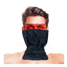 Bisepetim Çoklu Kafatası Siyah Bandana