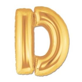 Bisepetim D Harf Folyo Altın 40 inç Balon