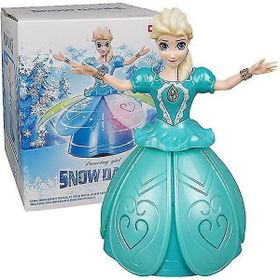 Bisepetim Elsa Dans Eden Prenses Pilli Işıklı Sesli Hareketli Oyuncak