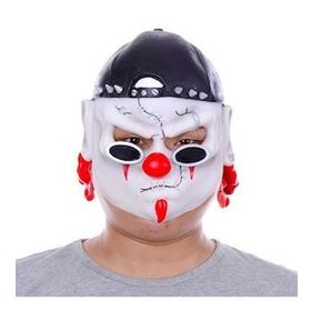 Bisepetim Lateks Şapkalı Gözlüklü Beyaz Maske